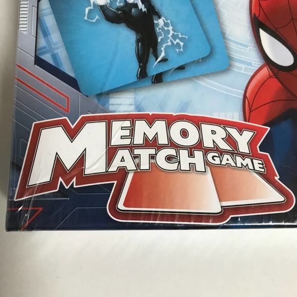NEW Sealed Marvel Ultimate Spiderman 'Memory Match Game'  72 Cards ages 3+ - Picture 2 of 8